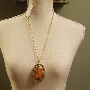 Gold tone necklace
